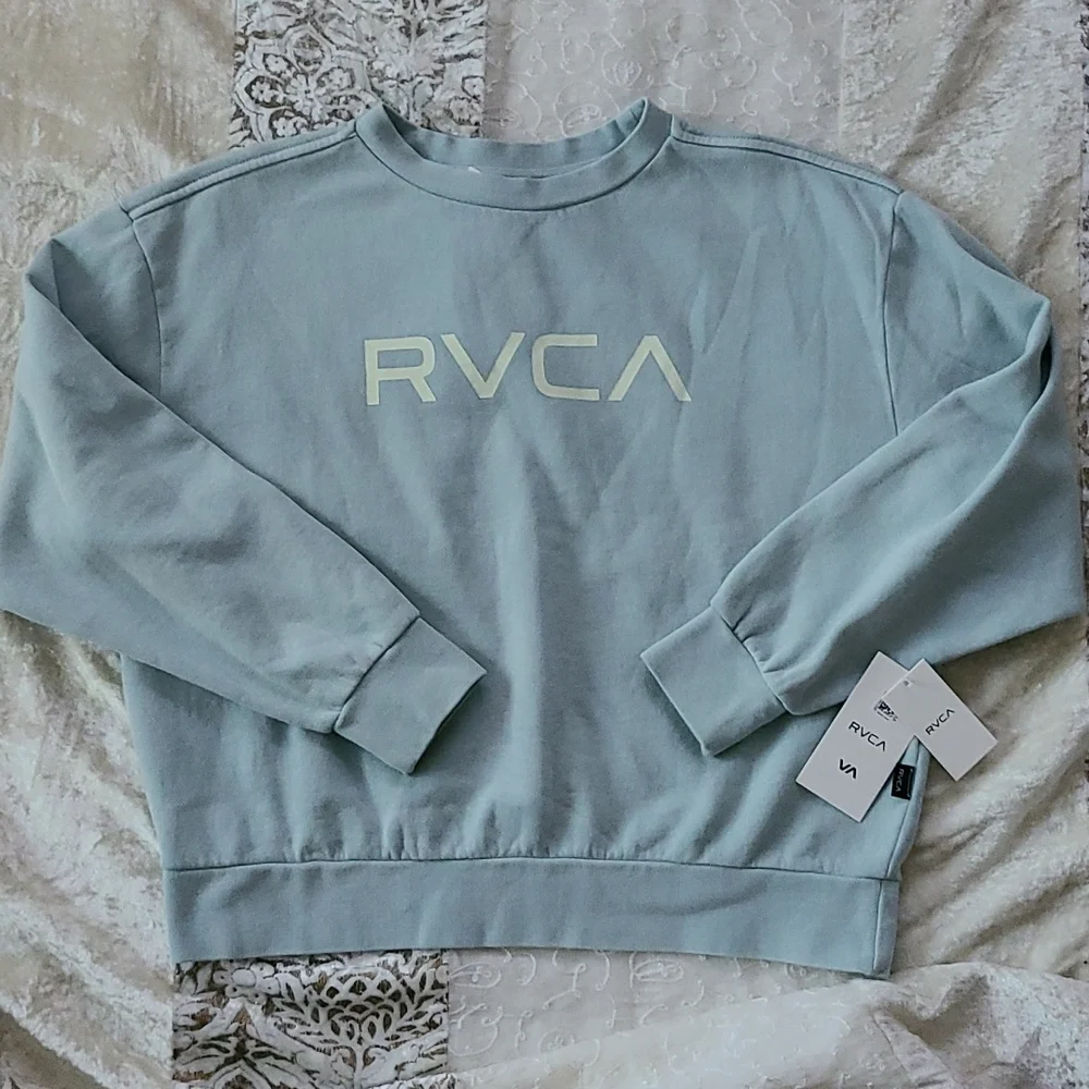 RVCA Logo Fleece Sweatshirt- XL - Picture 3 of 9